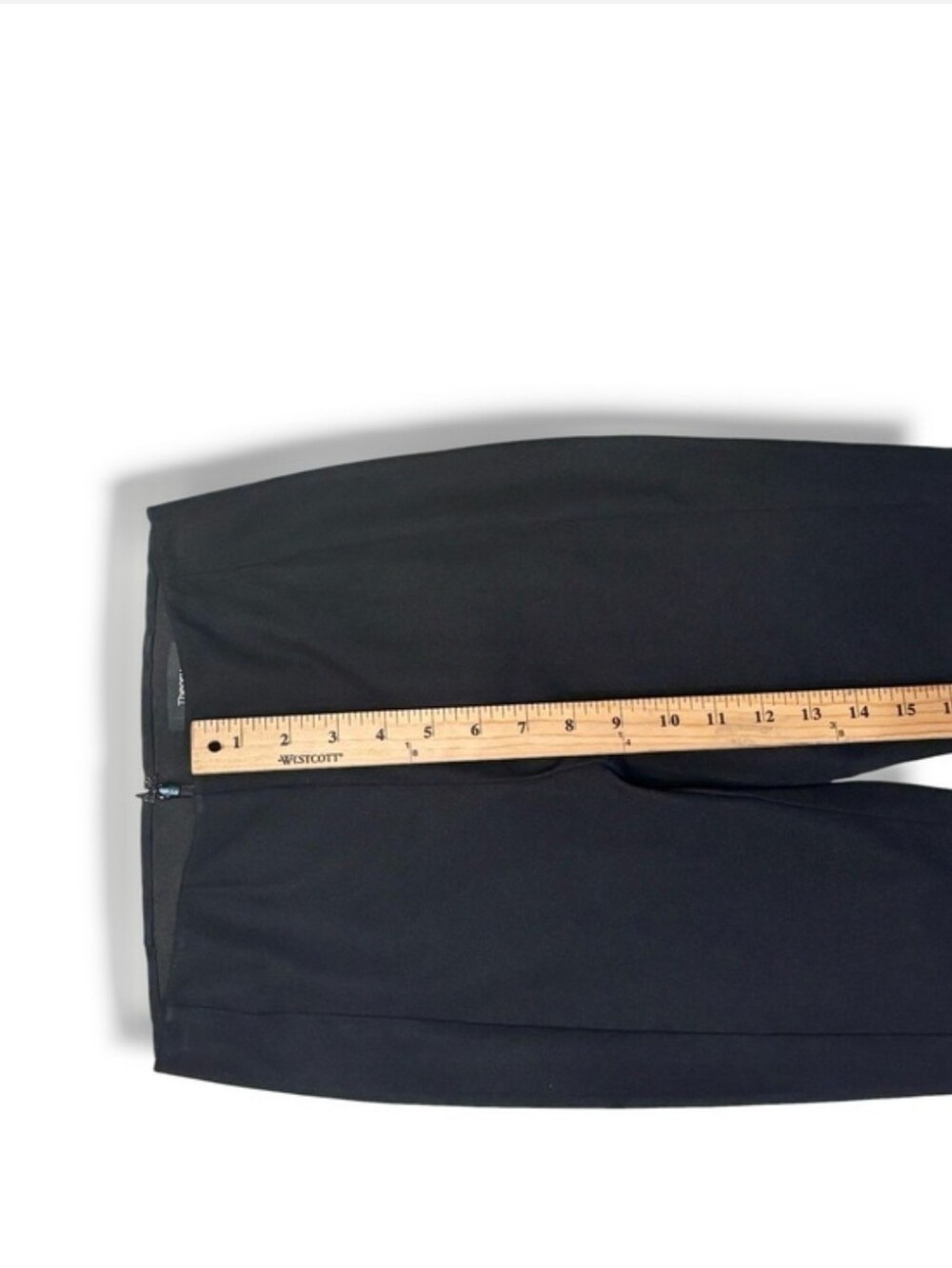 THEORY Black Navalane Jetty Slim Pants Trousers Size 00 - Picture 9 of 12